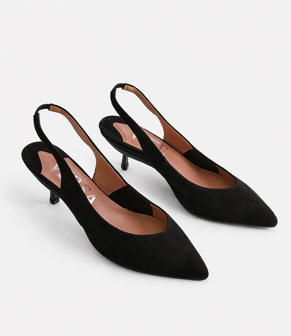 Valentina Pumps in zwart suède
