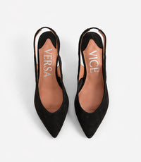 Valentina Pumps in zwart suède
