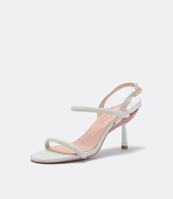 Brooklyn Sandalen in Wit Parel