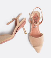 Alledaagse Hak in Beige Gaas