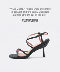 Strappy sandalen in zwart