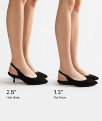 Valentina Pumps in zwart suède